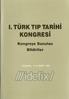 1. Türk Tıp Tarihi Kongresi Kolektif