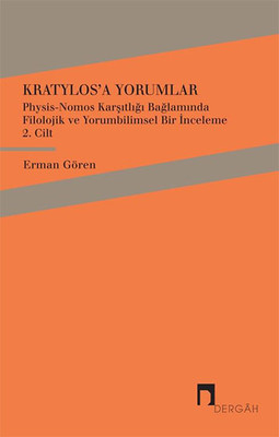 Kratylos 2. Cilt - Kratylos'a Yorumlar Erman Gören