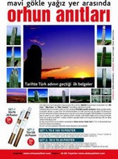 Mavi Gök ile Yağız Arasında Orhun Anıtları (20 Poster)
