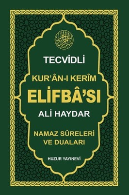 Tecvidli Kur'an-ı Kerim Elifba'sı Ali Haydar