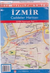 İzmir Caddeler Haritası İzmir Mainroads Plan